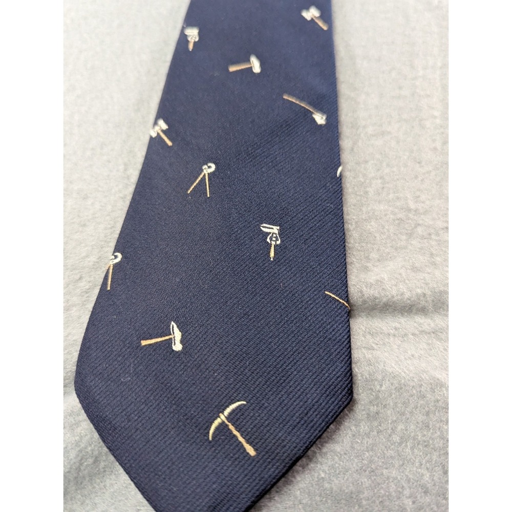 Smithsonian‎ Institution Mens Tools Museum of American History Tie OS Navy Blue